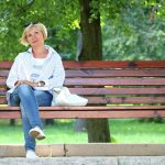 woman-bench-stand-by-blonde-157622
