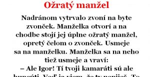 Vtip Dňa: Ožratý manžel