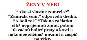Vtip Dňa: Ženy v nebi
