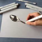 hyperrealistic-3d-art-drawings-sushant-rane-spoon-1