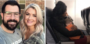 Táto matka potrebovala pomoc, dostala ju od 3 neznámych ľudí v lietadle