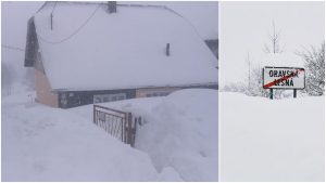 Oravská lesná vyzerá ako z filmu Perinbaba. Za pár hodín tu napadlo viac ako meter snehu
