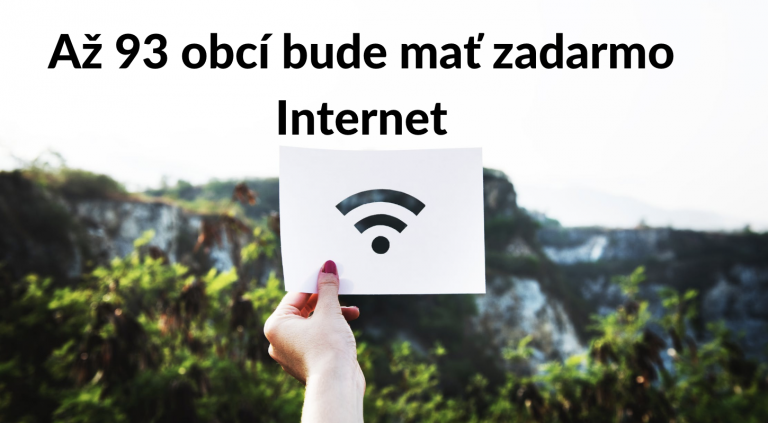 V 93 obciach na Slovensku bude bezplatné Wi-Fi. Pozrite sa, či sa tam nachádzate aj vy a budete mať zadarmo internet