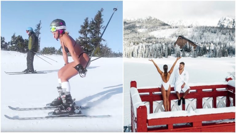 Polonahá žena lyžuje vo Vysokých Tatrách. Slovák uverejnil úžasné video z naších končín