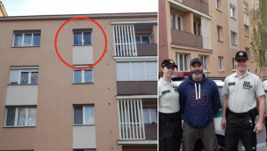 Mladej zdrogovanej a opitej mamičke skoro vypadol z okna malý chlapec. Zachránili ho až policajti