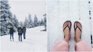 V Oravskej Lesnej napadlo viac ako 8 cm snehu. Ľudia zdieľali fotky zo zasneženého dňa