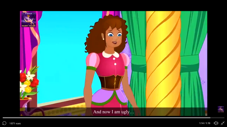 Rasizmus pre deti. V rozprávke sa krásna princezná premení na škaredú černošku. Ľudia sú pohoršení