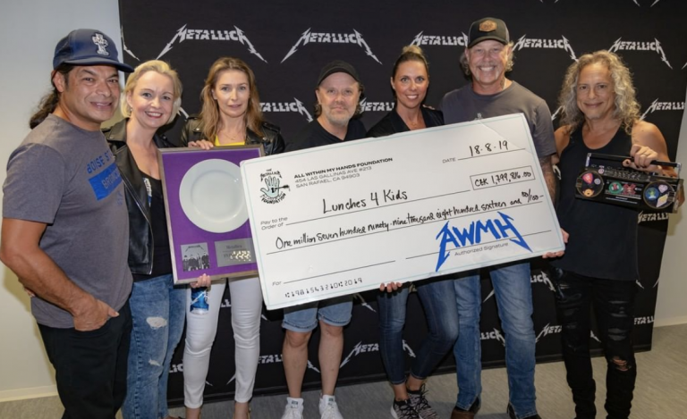 Metallica darovala 70 000 € detičkám, ktoré to potrebujú. Zaplatí im 72 000 bedov