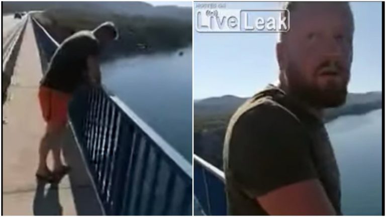 Video: Muž skočil v Chorvátsku z mostu. Výška mosta bola viac ako 40 metrov