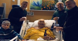 Jeho posledným želaním bolo vypiť si pivo so svojimi deťmi a toto sa stalo
