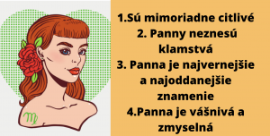 Ľudia v znamení Panny vedia prekvapiť a neznesú, ak im klamete