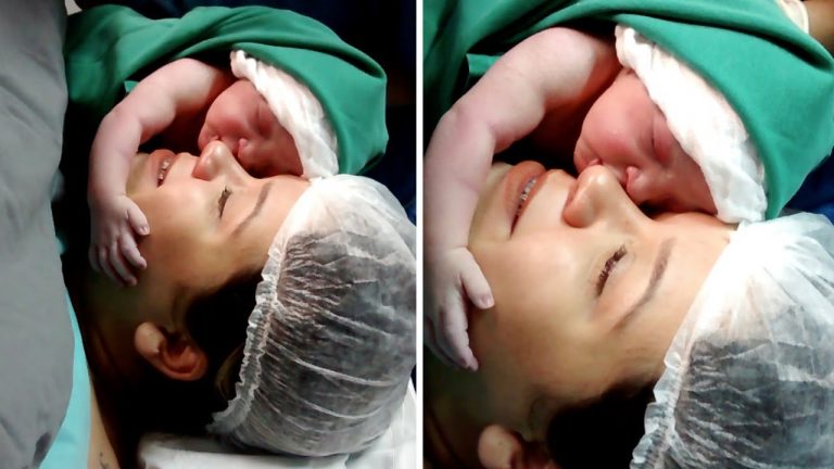Dojímavé video: Stretnutie matky s bábätkom tesne po pôrode. Z tohto krásneho momentu Vám vyhŕkne slza!