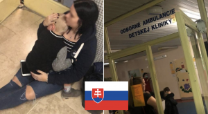 Čakanie na bratislavskej pohotovosti. Matka s dieťaťom sedela na zemi 5 hodín!