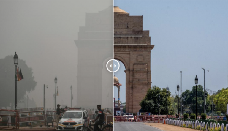 V Indii opäť vidieť modrú oblohu a v najväčších mestách kleslo znečistenie ovzdušia!