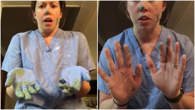 Nosíte ochranné rukavice? Táto sestrička zverejnila video, ktoré zobrazuje, ako sa môžete ich nesprávnym nosením nakaziť