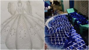 Rodičia si nemohli dovoliť šaty na stužkovú pre svoju dcéru. Brat jej preto ušil šaty ako z rozprávky!