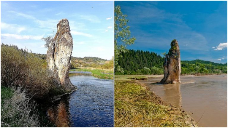 Unikátnemu skalnému útvaru hrozí zánik: Aby Čertovu skalu zachránili musia zmeniť tok rieky!