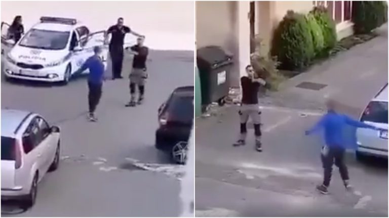 VIDEO: Po hádke mužov v Prievidzi takmer došlo k streľbe: „Použi to, zabi ma!“