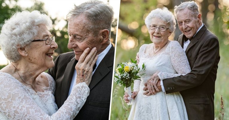 Dvojica oslávila 60. výročie svadby vytvorením svadobných fotografií. Mali na to ten najkrajší dôvod