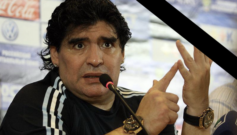 Zomrel legendárny futbalista Diego Maradona