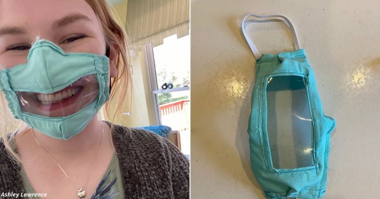 21-ročná študentka vyrába rúška pre nepočujúcich a nedoslýchavých ľudí – Tí ju za to milujú