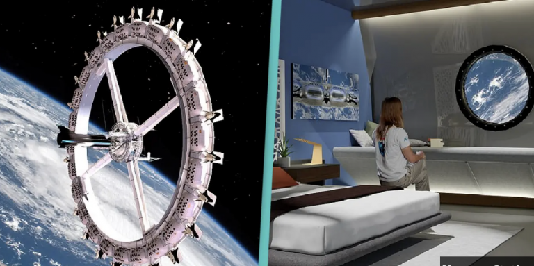 Prvý svetový vesmírny hotel s barmi a kinosálmi, do roku 2027. Pozrite sa, ako bude vyzerať