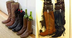 Vysoké čižmy som skladovala celý čas zle – Pozriet sa na tento šikovný nápad
