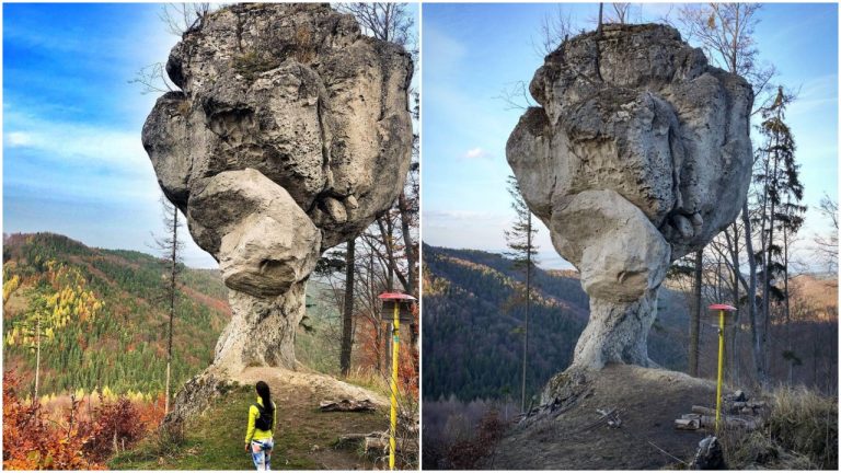 Nikto ho skoro nepozná: 14-metrový skalný “budzogáň” v Súľovských vrchoch si ľudia zamilovali