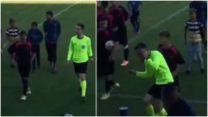 Video: Agresívny 15-ročný futbalista  z východu udrel rozhodcu päsťou