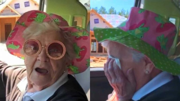 Video: Sladká reakcia starej mamy keď zistí, že sa presťahuje k vnukovi