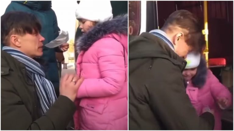 Video: Dojímavé video ukazuje, ako sa otec lúči so svojou dcérou, keď ide bojovať. DAL JEJ POSLEDNÝ DARČEK