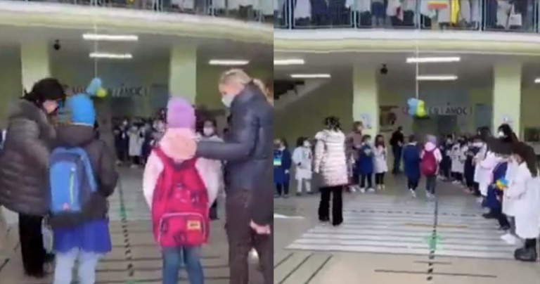 VIDEO: Takto privítali deti z Ukrajiny v talianskej škole. „Máme slzy v očiach“