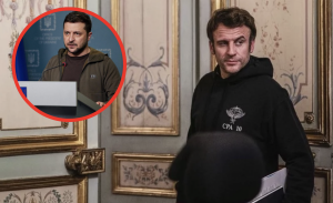 Kopíruje Macron Zeleneského? Ľudia si všimli tento malý detail