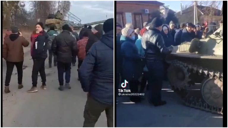 Ďalšie príbehy hrdinstva na Ukrajine: Ľudia sa postavili tankom, bránili svoje mesto