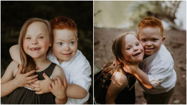 Fotografke sa podarilo zachytiť nefalšovanú lásku medzi dvomi deťmi s Downovým syndrómom