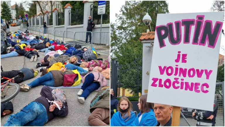 Toto je dôvod, prečo Slováci ležali pred veľvyslanectvom Ruska. Protestovali proti…