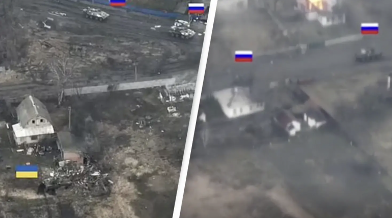 Video: Zdá sa, že jediný ukrajinský tank zastavil celý ruský konvoj