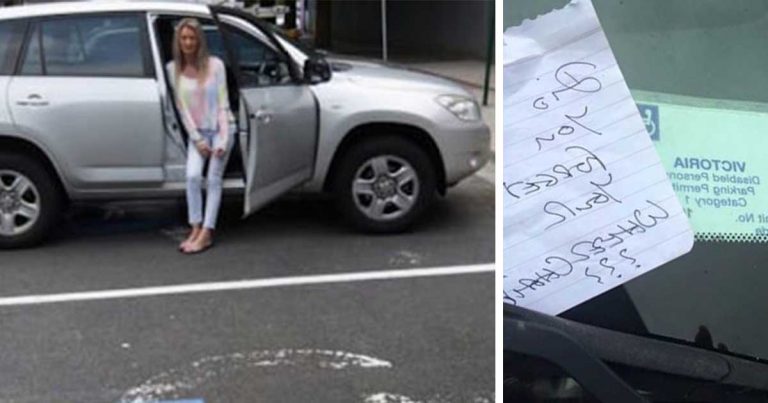 Mama išla s dcérou na nákupy. Keď sa vrátila k autu, za stieračmi našla odkaz