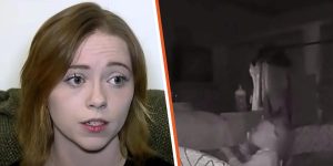 Mama si všimla škrabance na tvári svojej dcérky a neskôr vidí postavu, ktorá sa objaví neďaleko jej postieľky