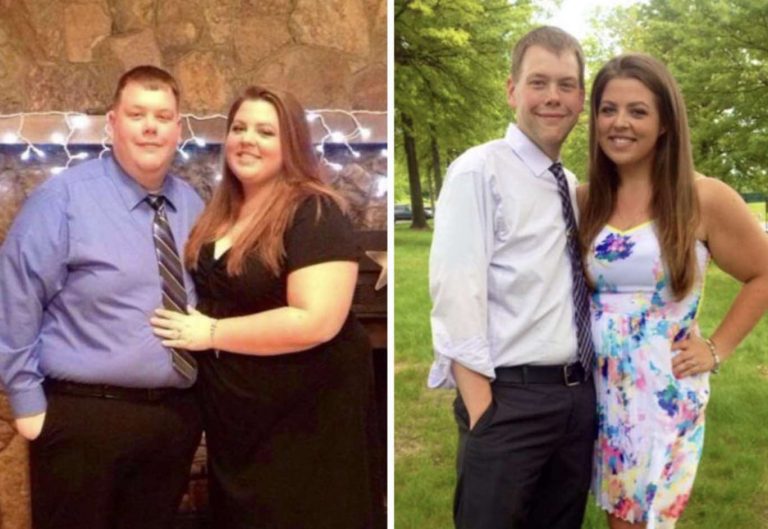 25 PRED a PO fotiek párov, ktorým sa spoločne podarilo DAŤ DOLE KILÁ a úplne tak zmenili svoj život