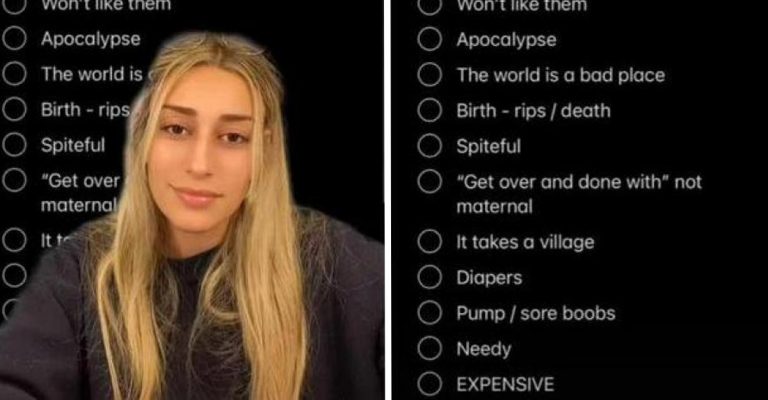 Mladá žena uverejnila na sociálnej sieti niekoľko dôvodov, prečo nikdy nebude chcieť mať deti