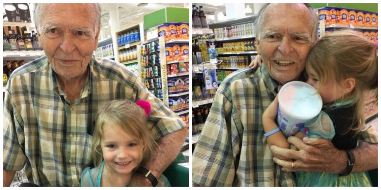 Dievčatko požiada starčeka v obchode o fotku, ktorá mu zmení život – DÔLEŽITÉ NA NEJ BOLO…