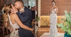 Ženích nechápal, prečo sa jeho budúca manželka zastavila v zadnej časti lode. Keď zdvihla ruky, nedokázal zadržať slzy.