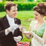 Aristocrats drink tea