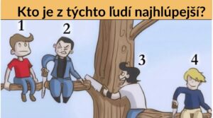 Ktorý človek na obrázku je ten najhlúpejší? Jednoduchý test odhalí hlavné znaky vašej osobnosti