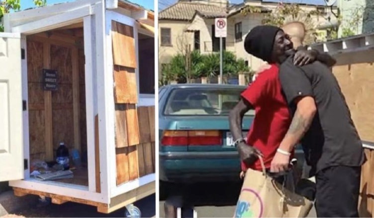 MUŽ postaví domček pre bezdomovkyňu, ktorá spí pred jeho domom. Má na to veľmi dobrý dôvod