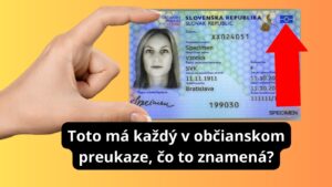 Máte túto pečiatku na občianskom? Tu je uvedené, na čo vlastne slúži – Veľa ľudí o tom nemá poňatia