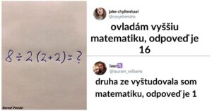 Dokážete vyriešiť nasledujúci príklad? Ľudia sa nedokážu zhodnúť na správnej odpovedi