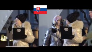 VIDEO:DRÁMA NA PROTESTE v Trenčíne! Žena Z DAVU vtrhla na pódium a vyzvala rečníčku priamo pred davom!