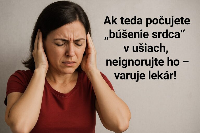 Počujete búšenie srdca v ušiach? Môže to byť varovanie! Lekár hovorí o dôležitej veci